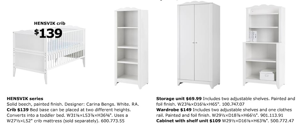 chambre ikea pour bébé hensvik