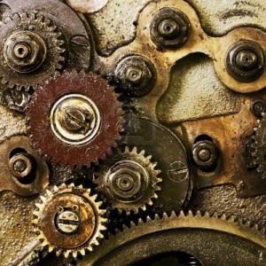 roue, engrenage, destin