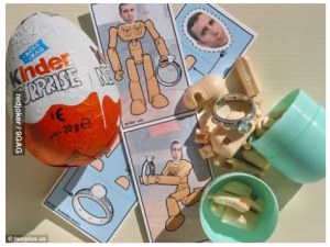 Demande en mariage kinder surprise