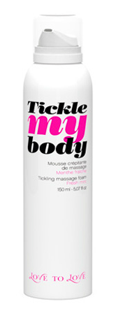 Tickle my body love to love mousse de massage crépitante