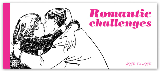 Chéquier Romantic challenges by manara love to love