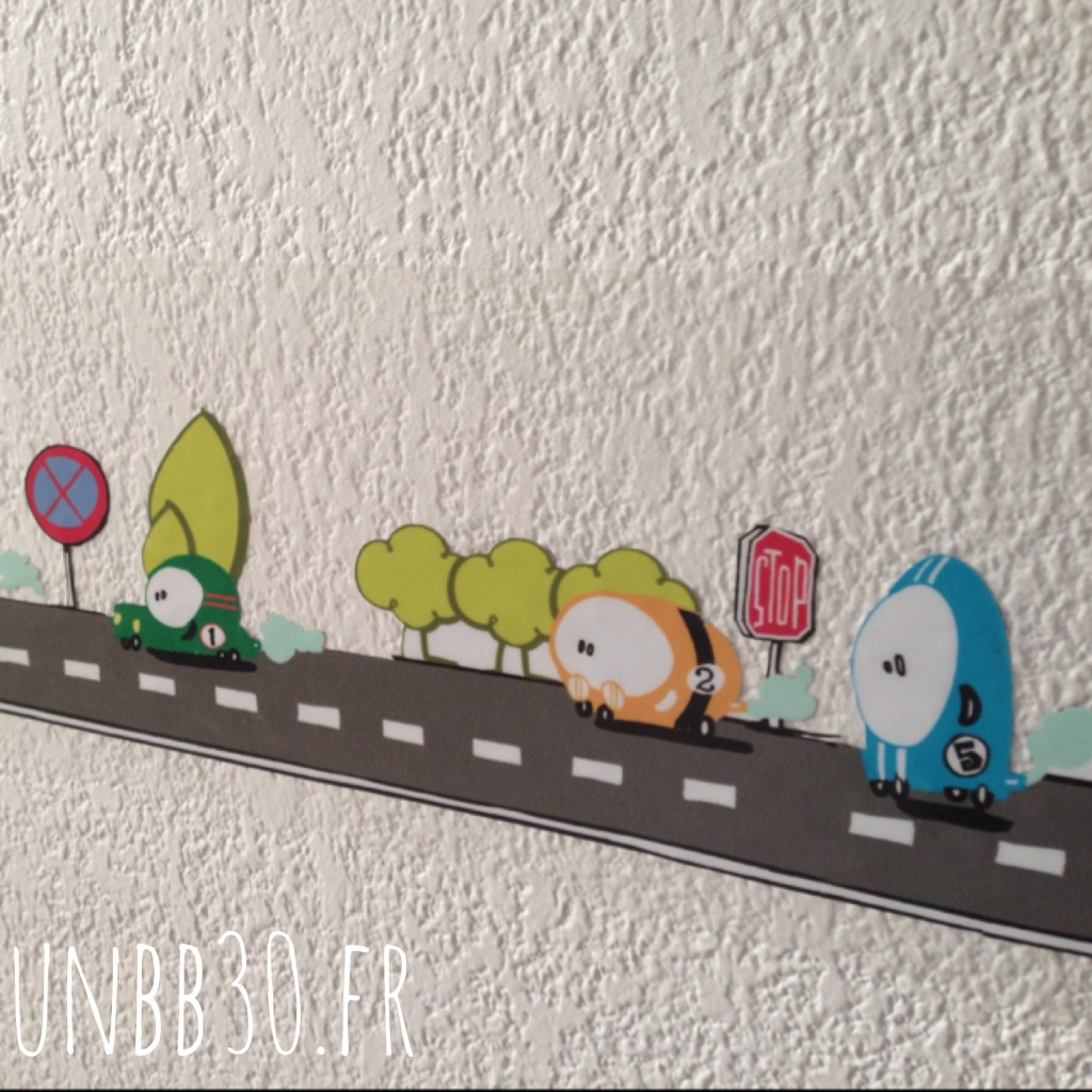 stickers mural voiture decoloopio