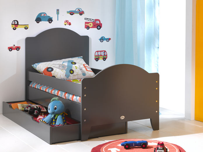 Lit enfant 70 x 140 Carline Gris