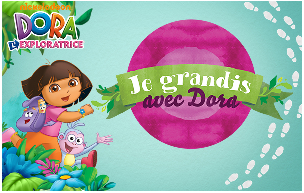 je grandis avec dora
