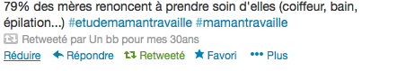 RT étude maman travaille