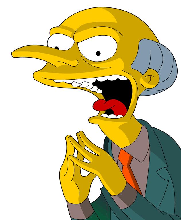 mr burn the simpsons