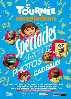 tournée nickelodeon juinior 2013