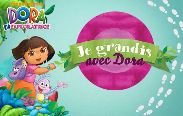 Je grandis avec dora l'exploratrice
