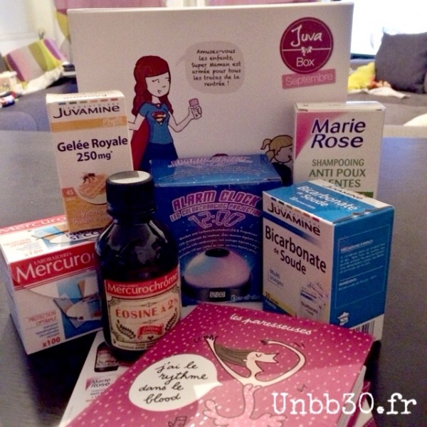 Juvabox de septembre juvamine