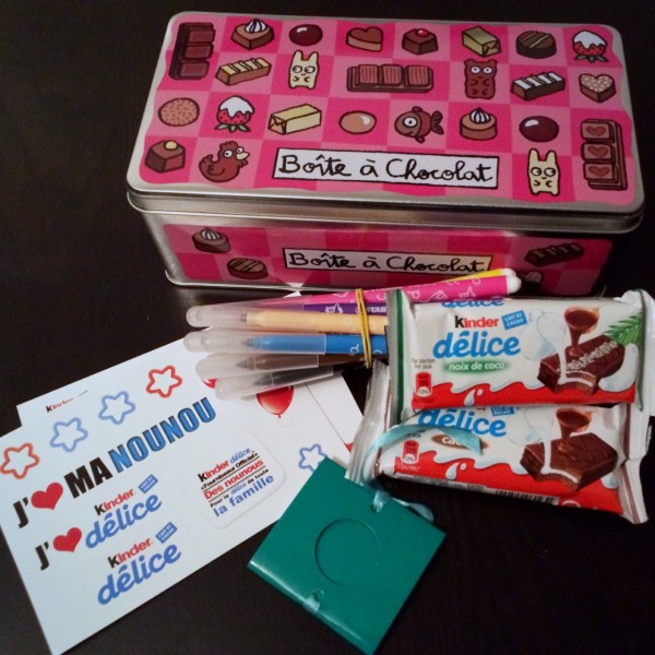 Kit créatif kinder délice