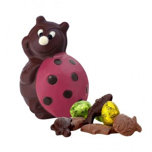 Coccinelle en chocolat noir deneuville