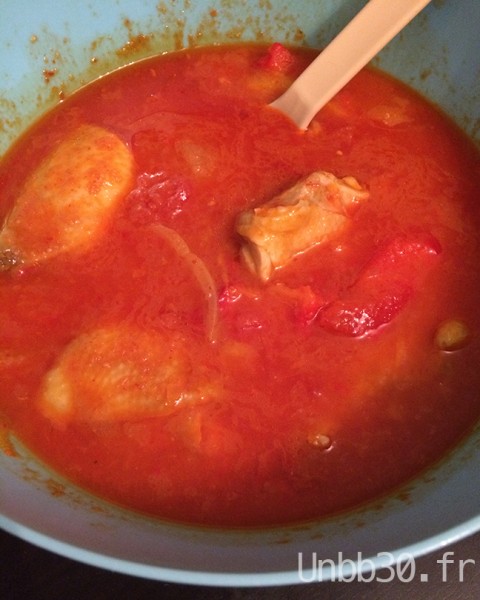 poulet basquaise au companion moulinex