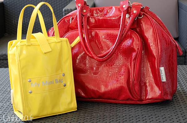 croco bag et My Mini Bag baby on board