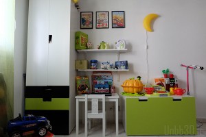chambre enfant garçon stuva bureau ikea