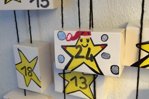 Calendrier de l'avent réversible face 1