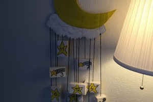 calendrier de l'avent Lune avec boites