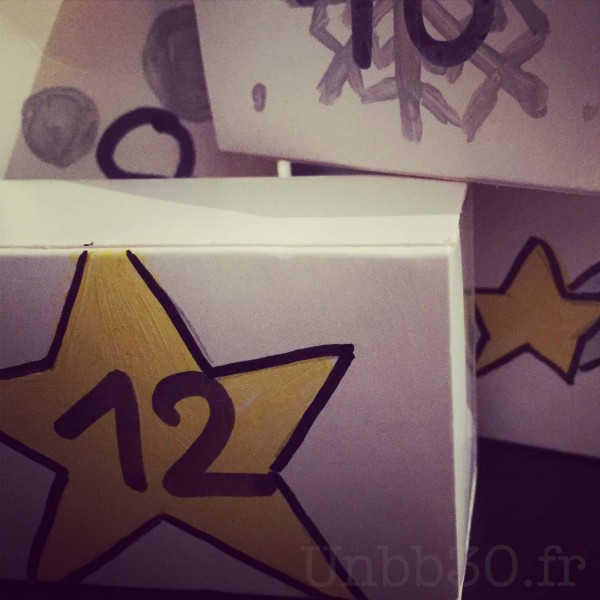 calendrier de l'avent diy boite d'allumettes