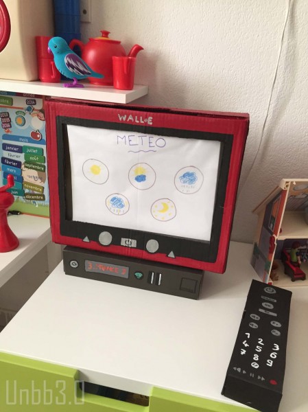 télévision enfant DIY