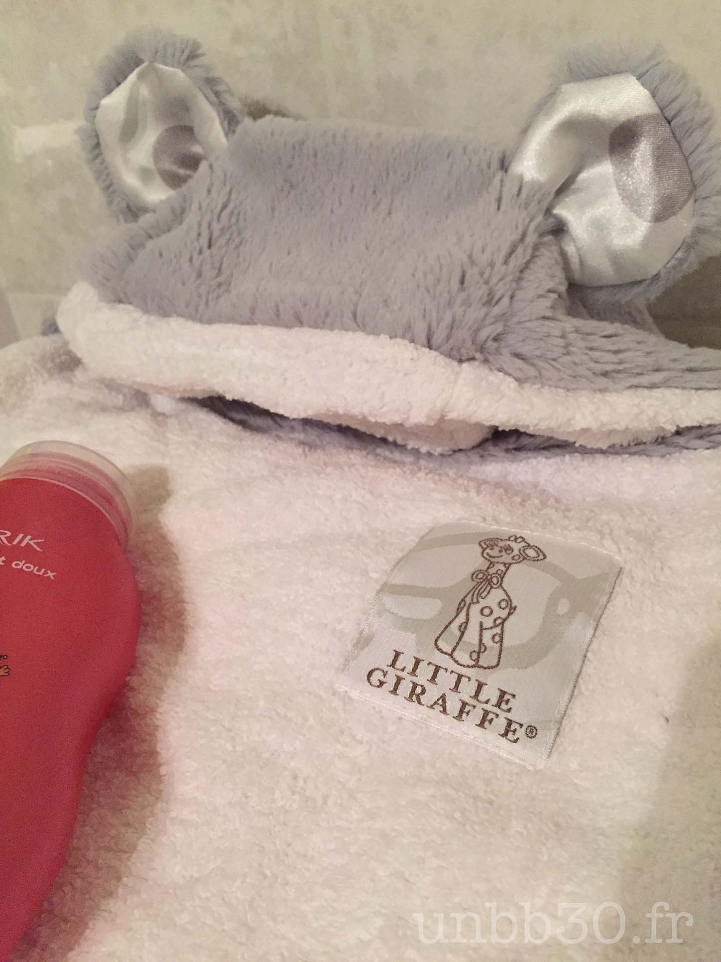 l heure du bain cape de bain little giraffe