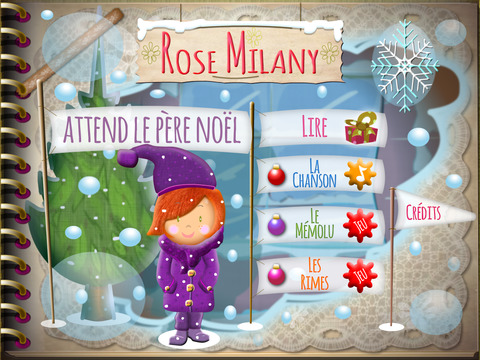 rose milany attends le père noel