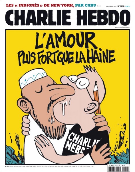 charlie hebrdo l'amour plus fort que la haine