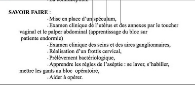 extrait document faculté de Lyon touchers vaginaux sur patientes endormies