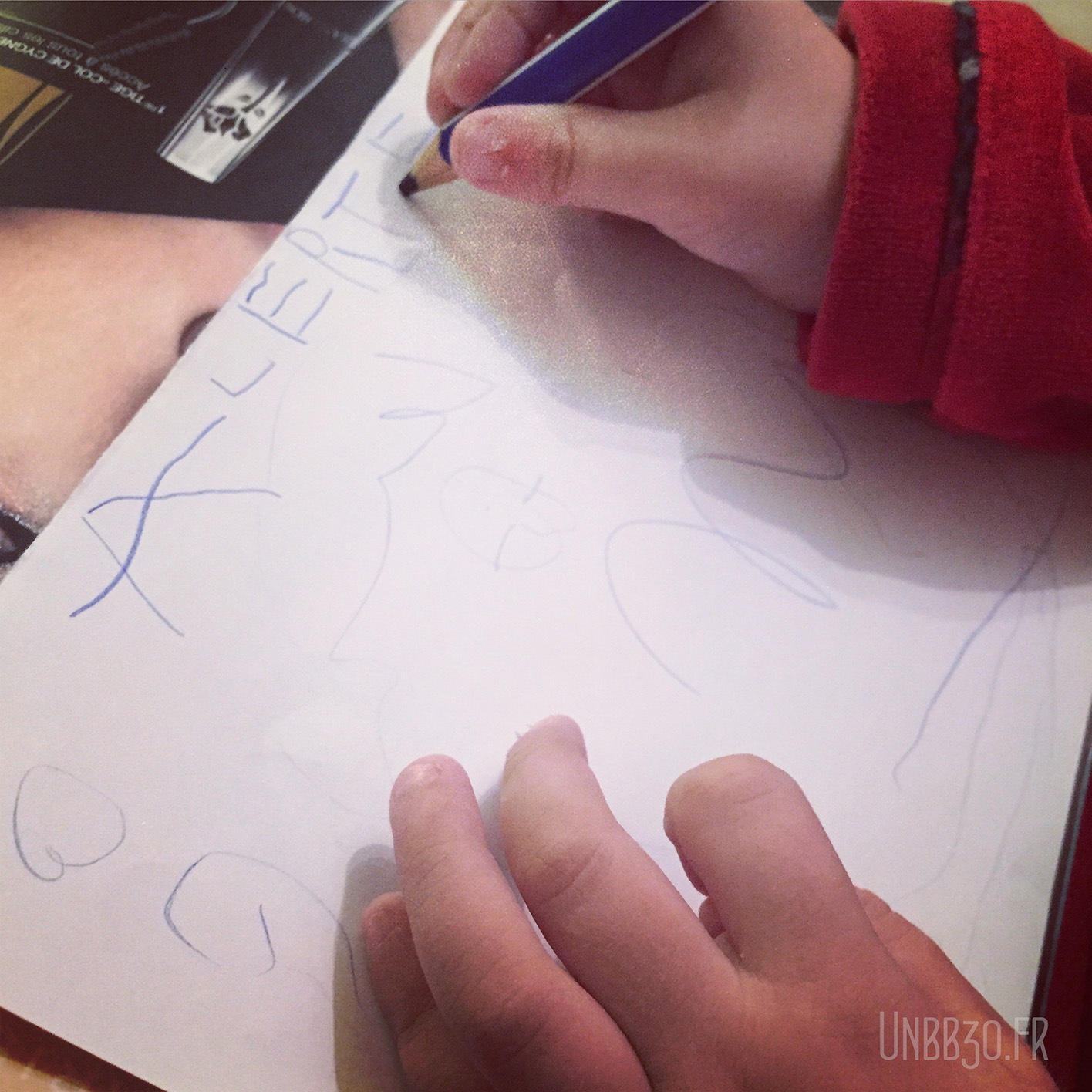 Mini BN écriture 4 ans