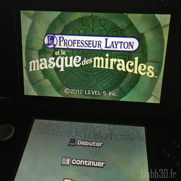 professeur layton et le masque des miracles nintendo 3ds XL