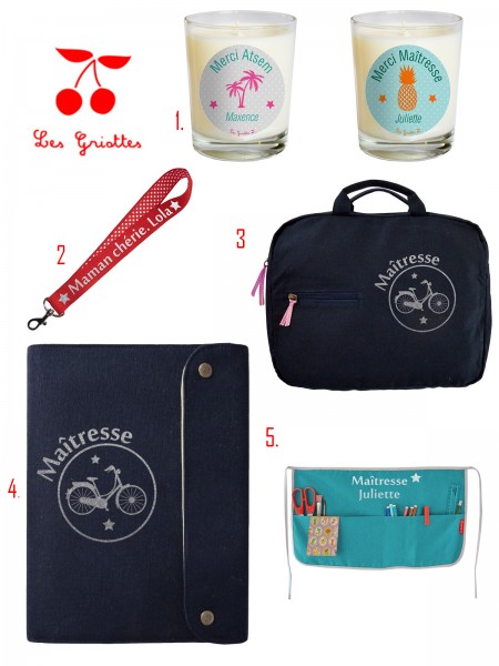 idées cadeaux pour la maitresse et l'atsem