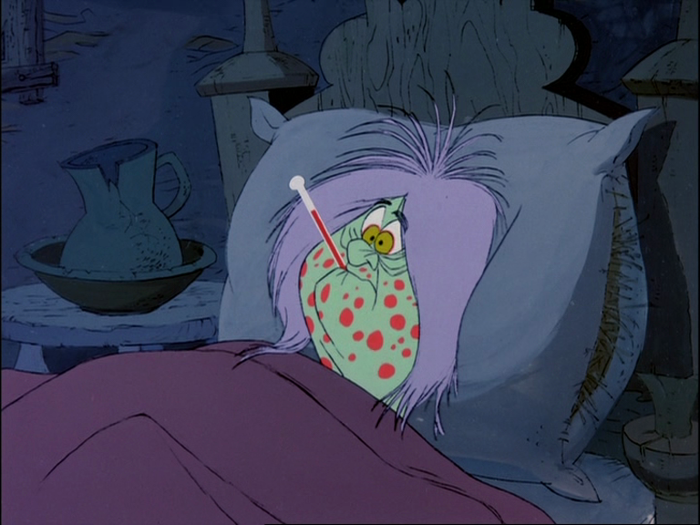 mme mim disney malade
