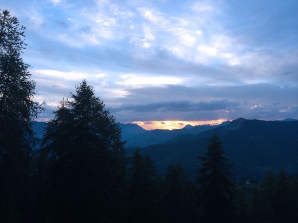 couché de soleil Valberg