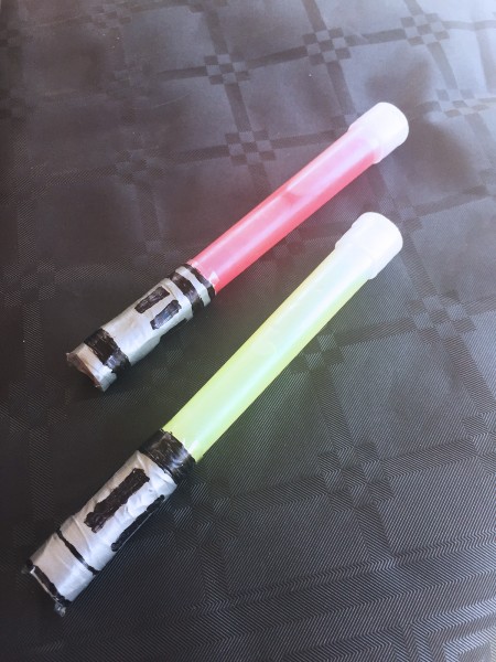 Anniversaire Iron Man Star Wars Sabres lasers