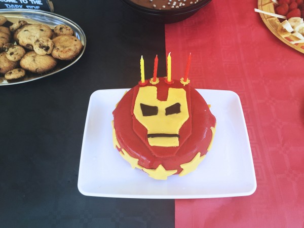 gateau iron man