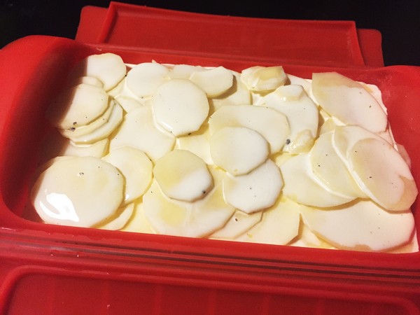 gratin de pomme de terre papilotte silicone