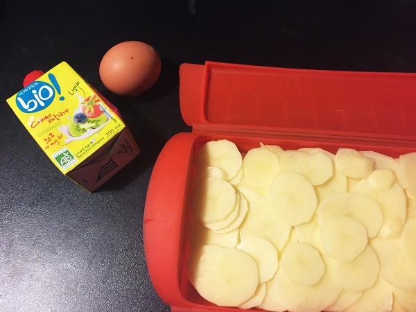 gratin de pomme de terre à la papillotte