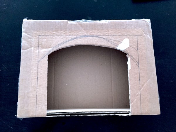 cheminée carton diy1