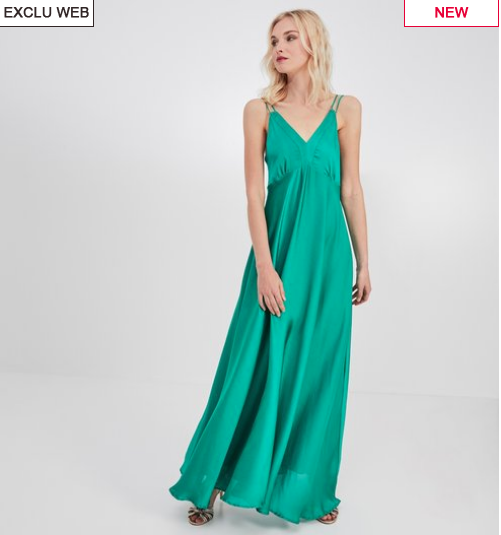 Robe verte Promod